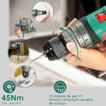 HYCHIKA Taladro Percutor Atornillador 18V-3